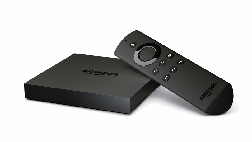 Amazon Fire TV box with remote